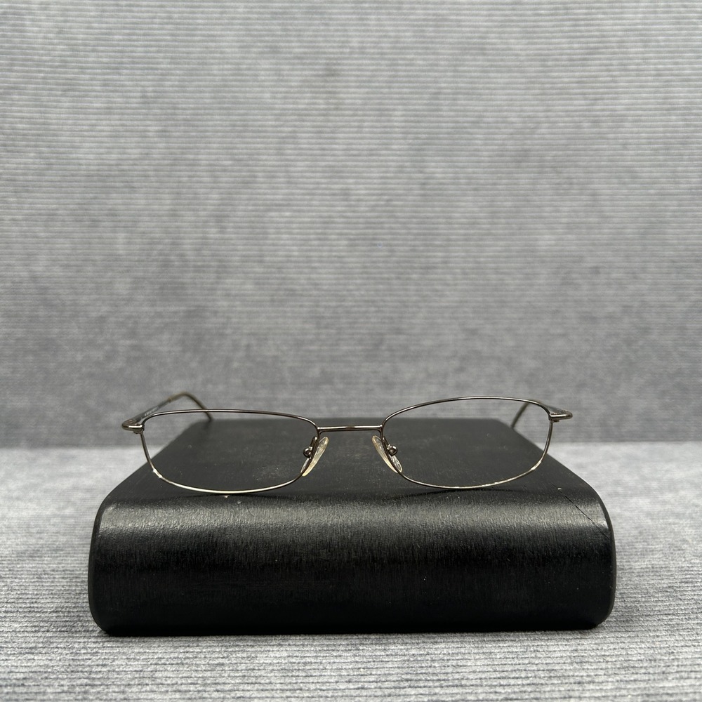 Giorgio Armani GA 19 7S9 Oval Metal Y2k Eyeglass Frames Italy Bronze 51-18-140